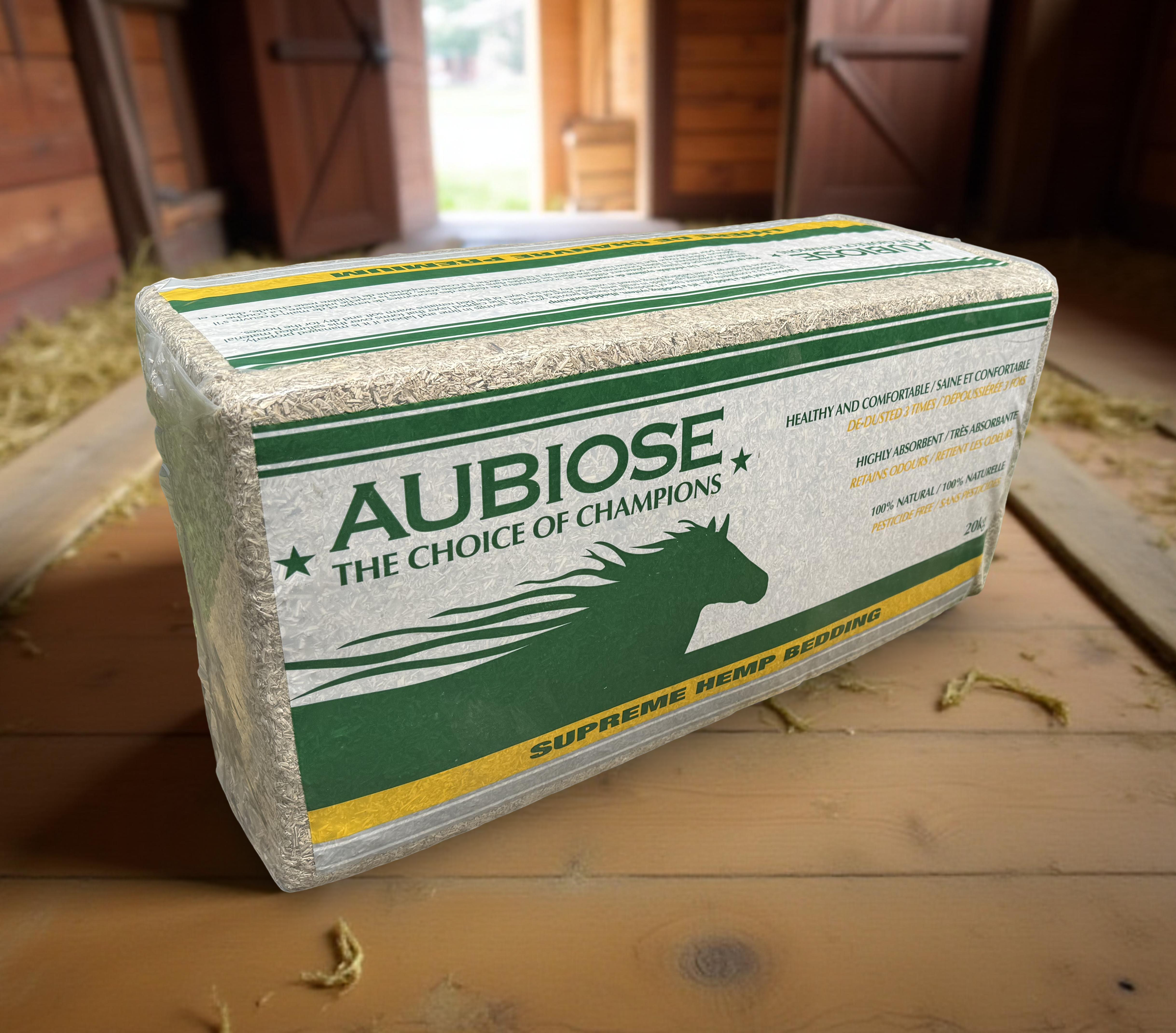 Aubiose Hemp Bedding (44lb) | Gold Coast Feed & Supply